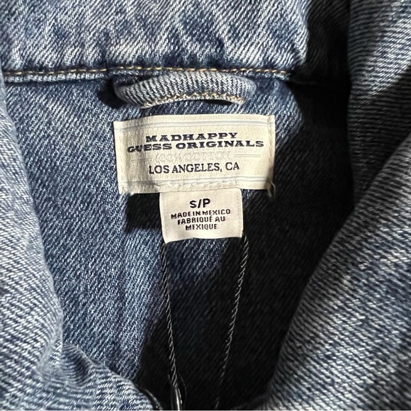 MadHappy Guess Collaboration Denim Jacket Small - Picture 9 of 13